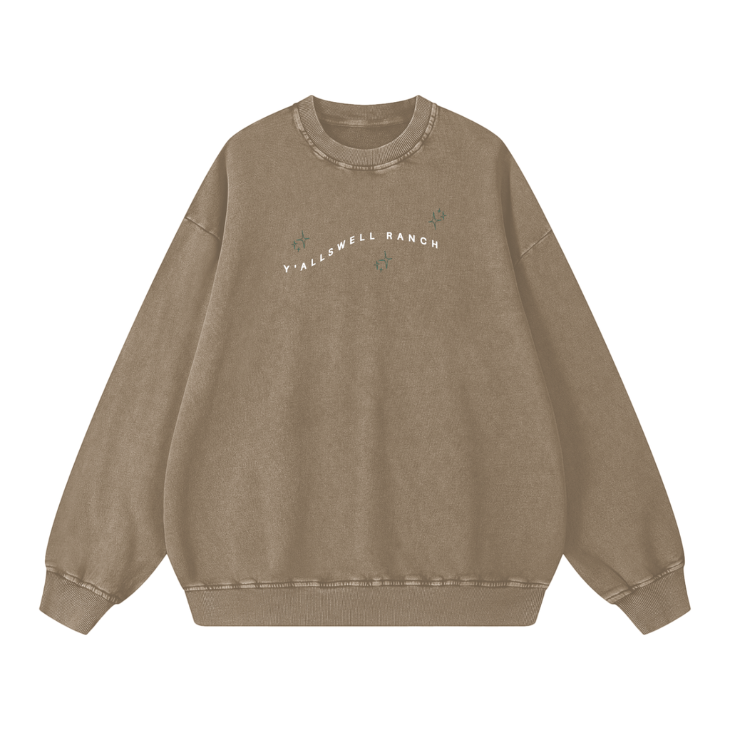 Snow Washed Oversized Sweatshirt