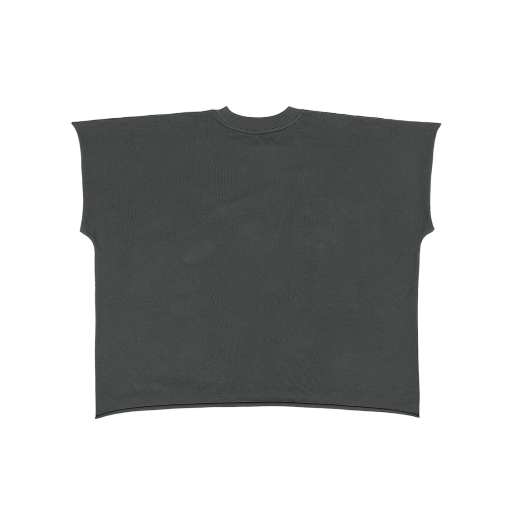 Raw Edge Boxy Non-Shrink T-Shirt