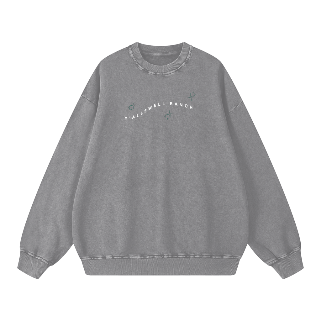 Snow Washed Oversized Sweatshirt