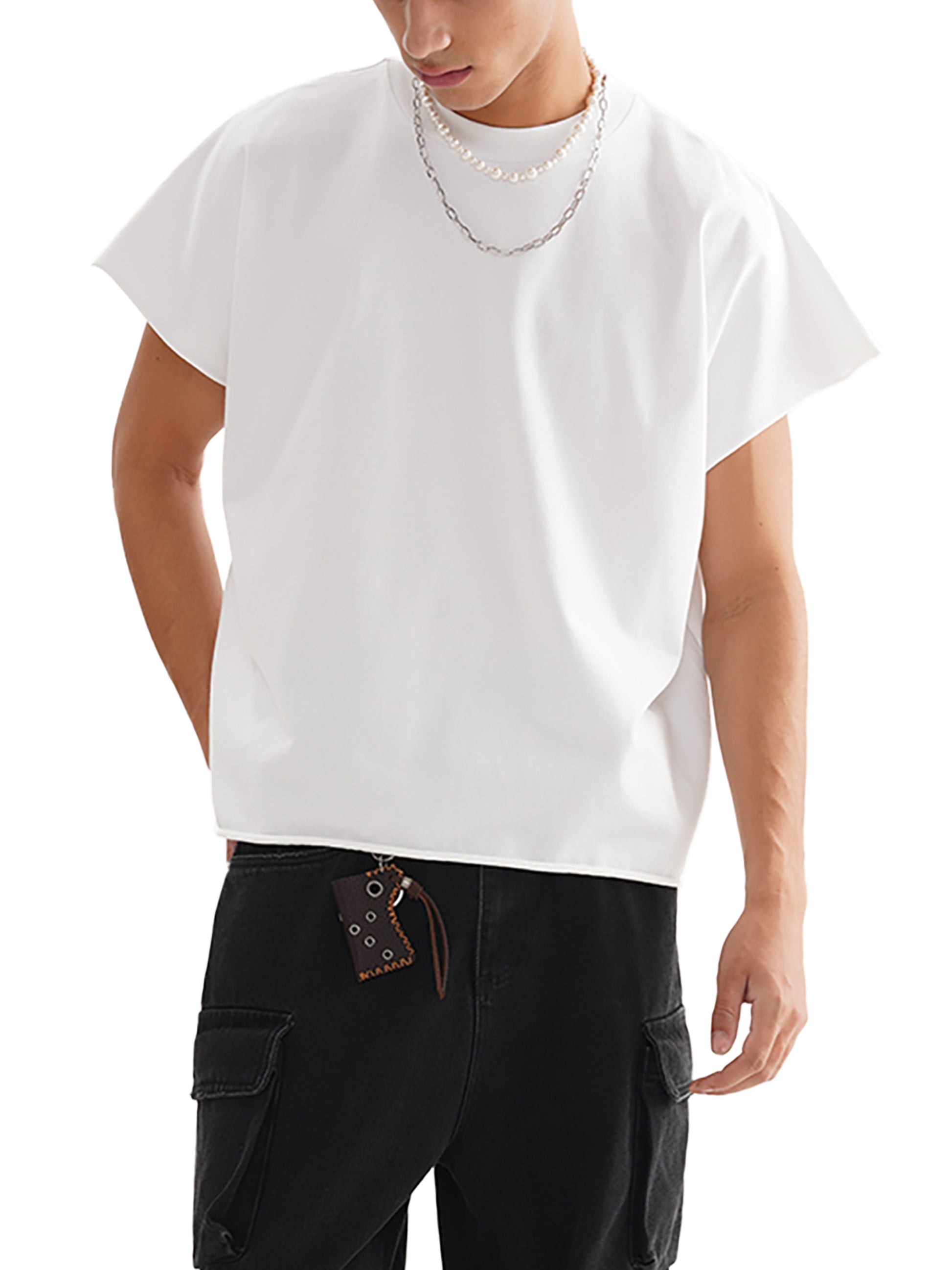 Ranch Team Collection - Raw Edge Boxy Non-Shrink T-Shirt