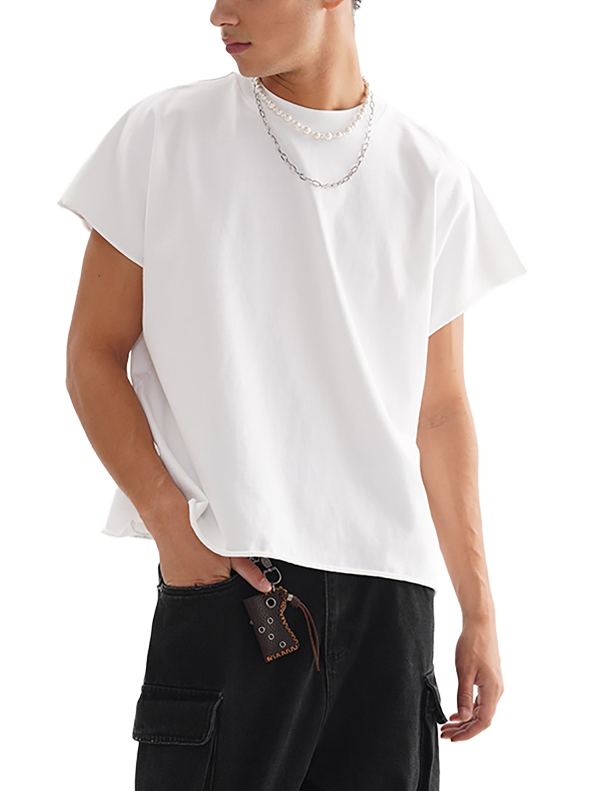 Ranch Team Collection - Raw Edge Boxy Non-Shrink T-Shirt